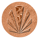 DAROUND 602 CP SH CP Copper Sunburst Shimmer Copper Background